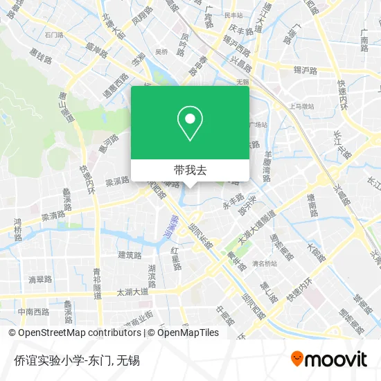 侨谊实验小学-东门地图