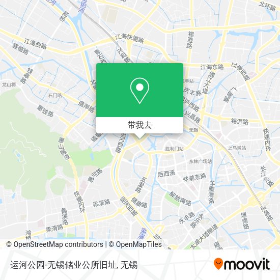 运河公园-无锡储业公所旧址地图