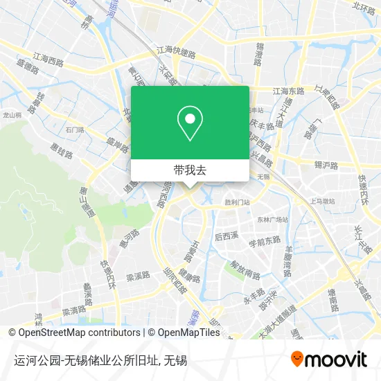 运河公园-无锡储业公所旧址地图
