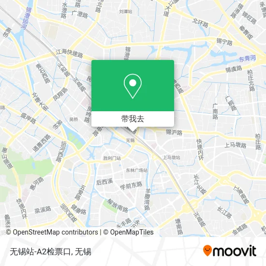 无锡站-A2检票口地图