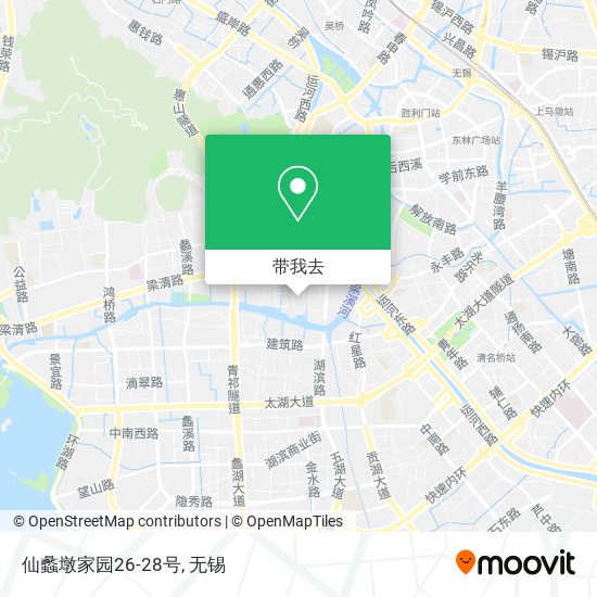 仙蠡墩家园26-28号地图