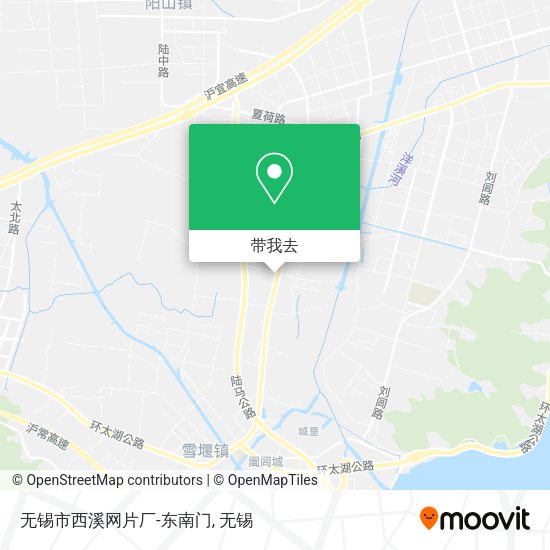无锡市西溪网片厂-东南门地图