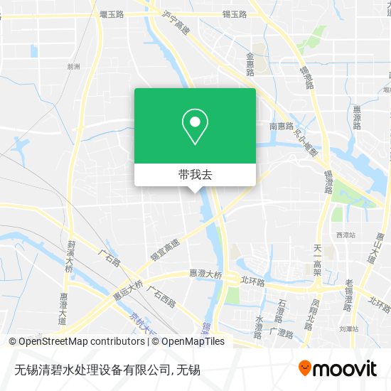 无锡清碧水处理设备有限公司地图