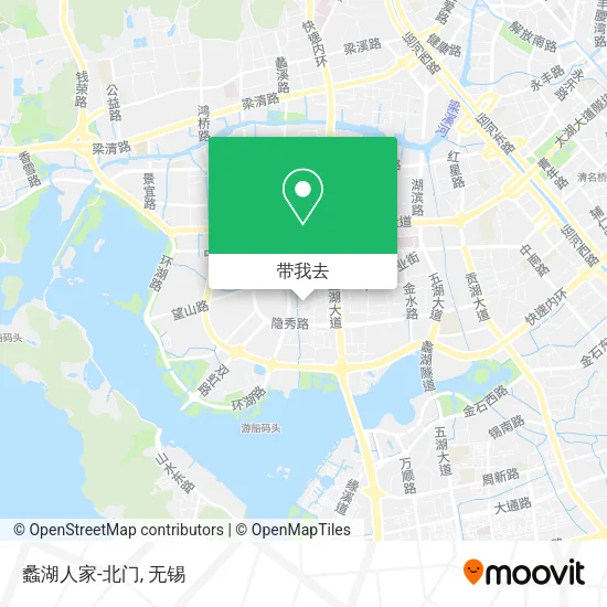 蠡湖人家-北门地图