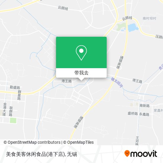 美食美客休闲食品(港下店)地图