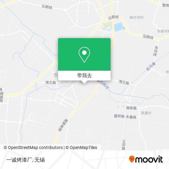 一诚烤漆厂地图