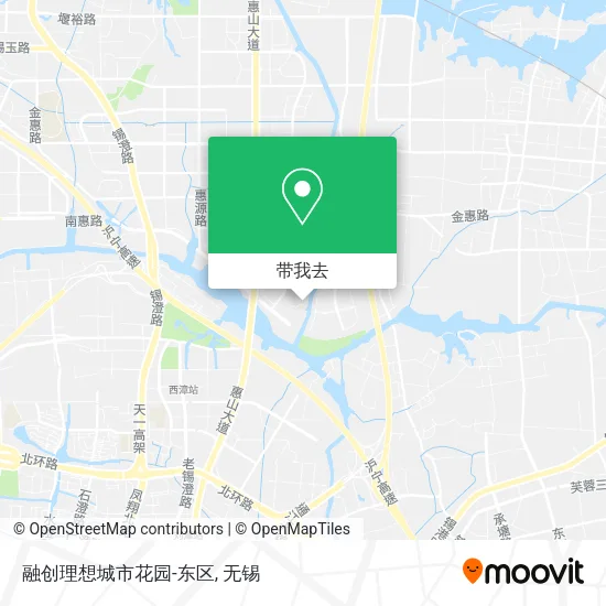 融创理想城市花园-东区地图