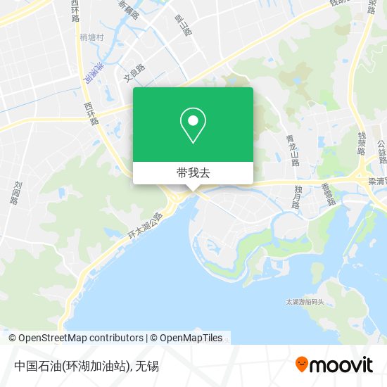 中国石油(环湖加油站)地图