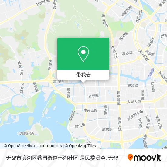 无锡市滨湖区蠡园街道环湖社区-居民委员会地图