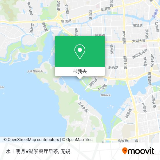 水上明月●湖景餐厅早茶地图
