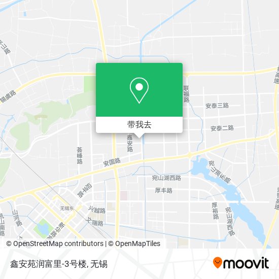 鑫安苑润富里-3号楼地图