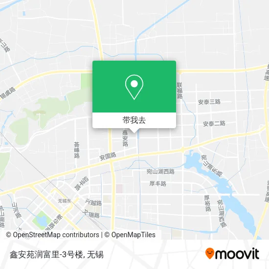 鑫安苑润富里-3号楼地图