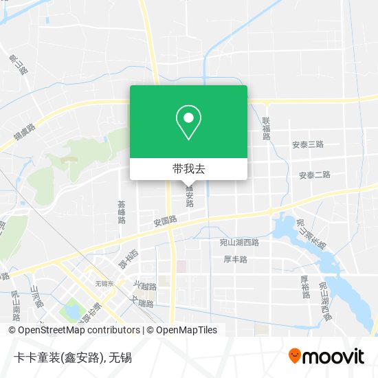 卡卡童装(鑫安路)地图