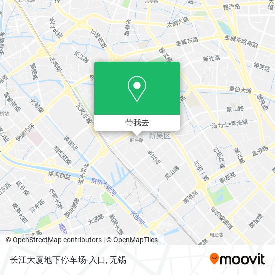 长江大厦地下停车场-入口地图