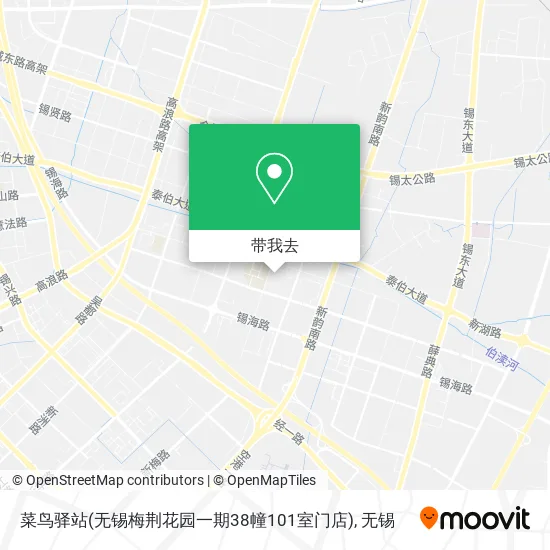 菜鸟驿站(无锡梅荆花园一期38幢101室门店)地图