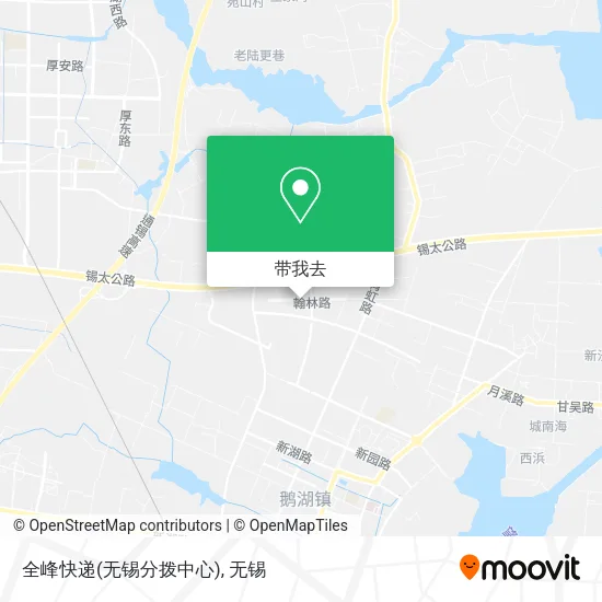 全峰快递(无锡分拨中心)地图