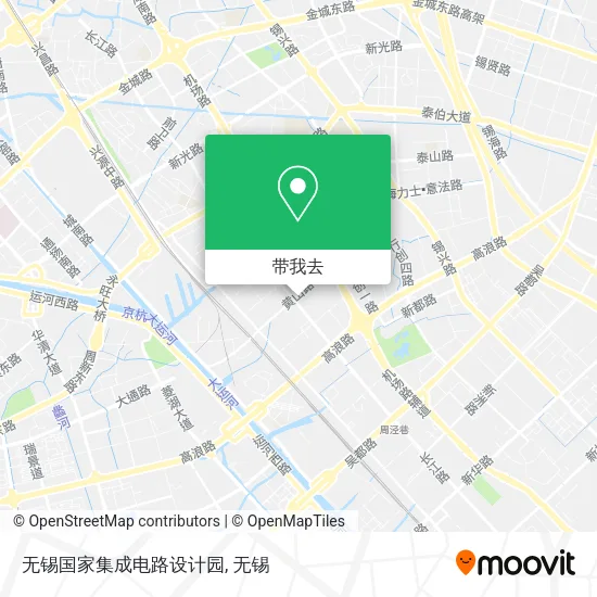 无锡国家集成电路设计园地图