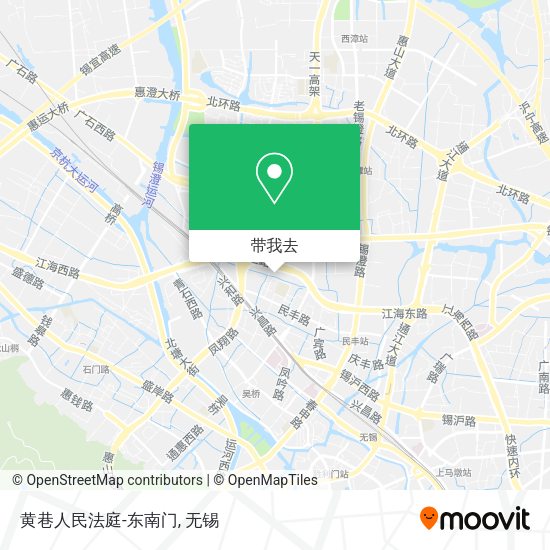 黄巷人民法庭-东南门地图