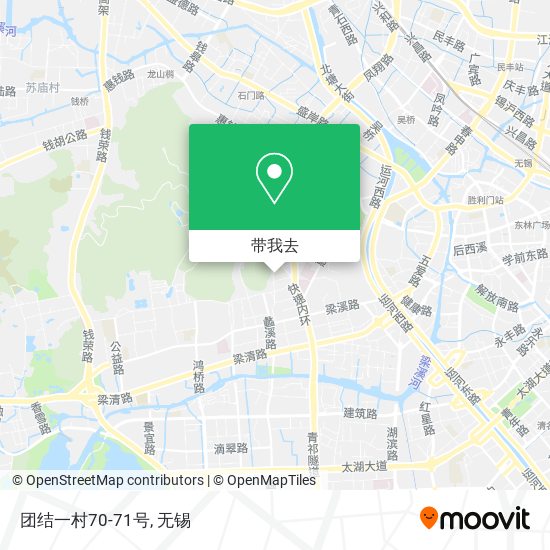 团结一村70-71号地图