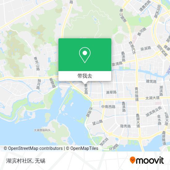 湖滨村社区地图