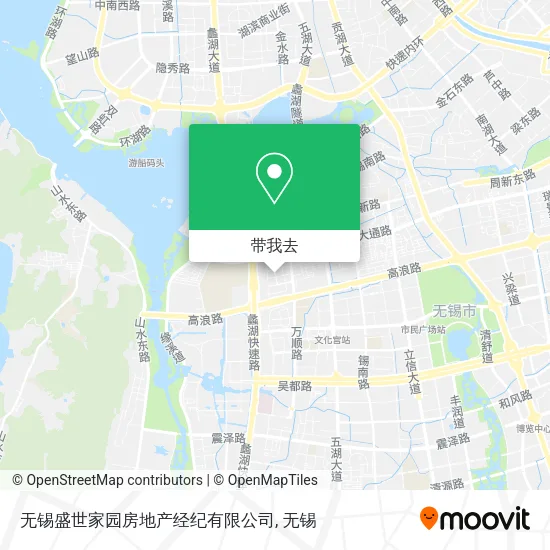 无锡盛世家园房地产经纪有限公司地图