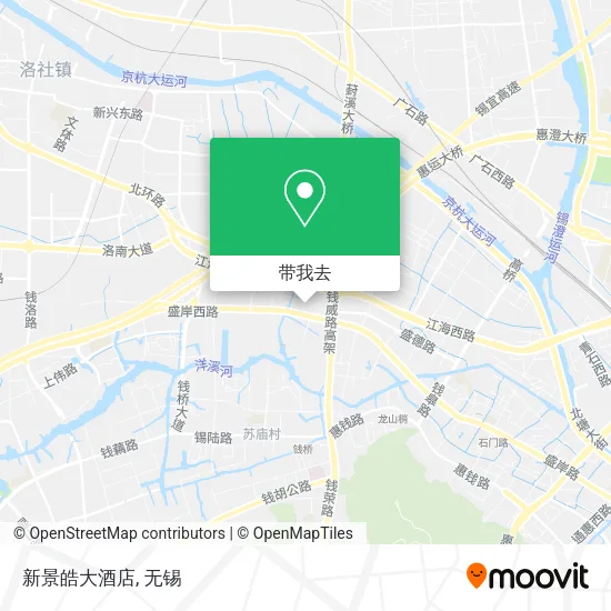 新景皓大酒店地图
