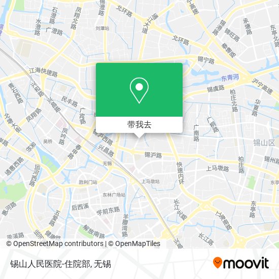 锡山人民医院-住院部地图