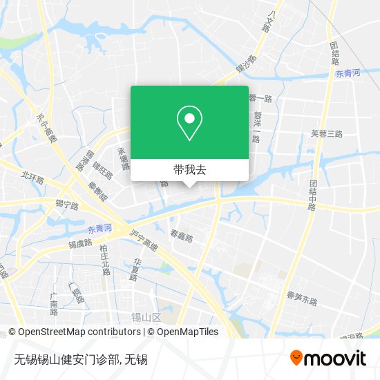 无锡锡山健安门诊部地图