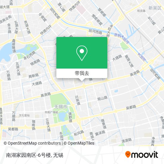 南湖家园南区-6号楼地图