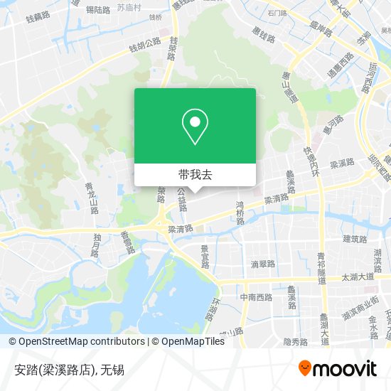 安踏(梁溪路店)地图