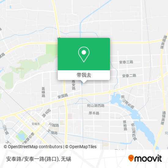 安泰路/安泰一路(路口)地图