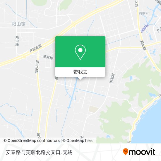 安泰路与芙蓉北路交叉口地图