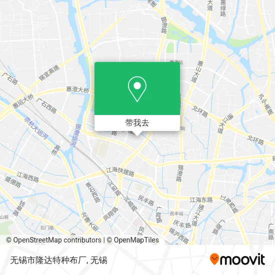 无锡市隆达特种布厂地图