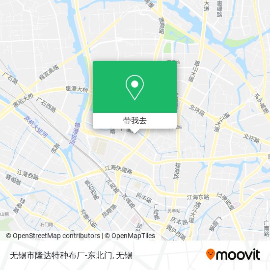 无锡市隆达特种布厂-东北门地图