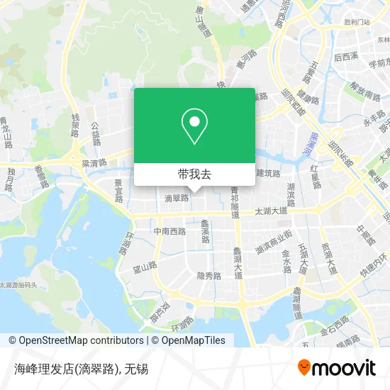 海峰理发店(滴翠路)地图