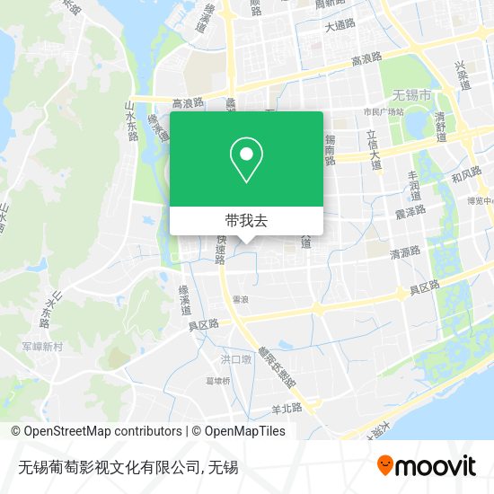 无锡葡萄影视文化有限公司地图