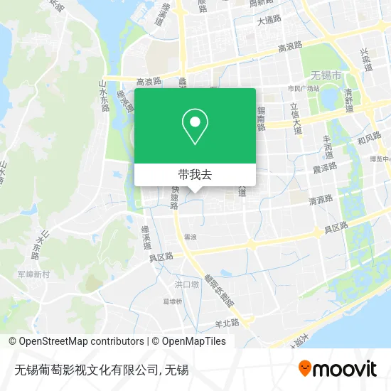 无锡葡萄影视文化有限公司地图