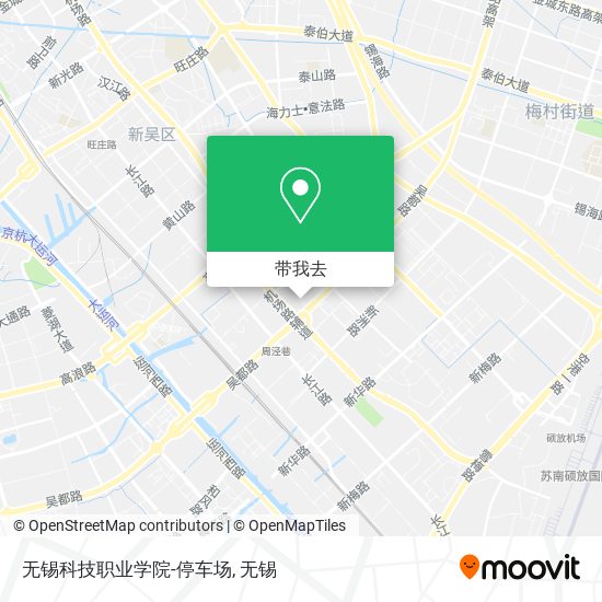 无锡科技职业学院-停车场地图