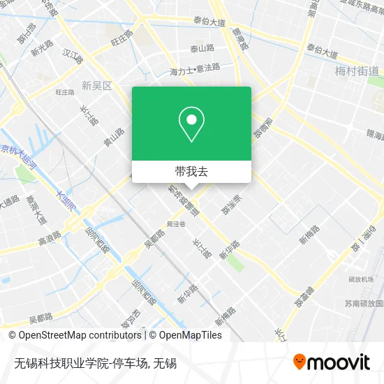 无锡科技职业学院-停车场地图
