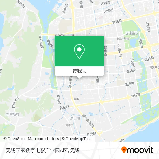 无锡国家数字电影产业园A区地图
