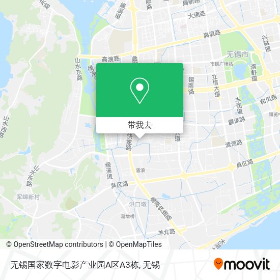 无锡国家数字电影产业园A区A3栋地图