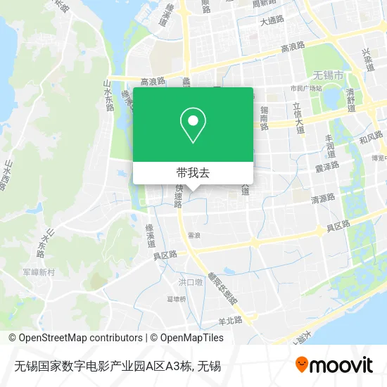 无锡国家数字电影产业园A区A3栋地图