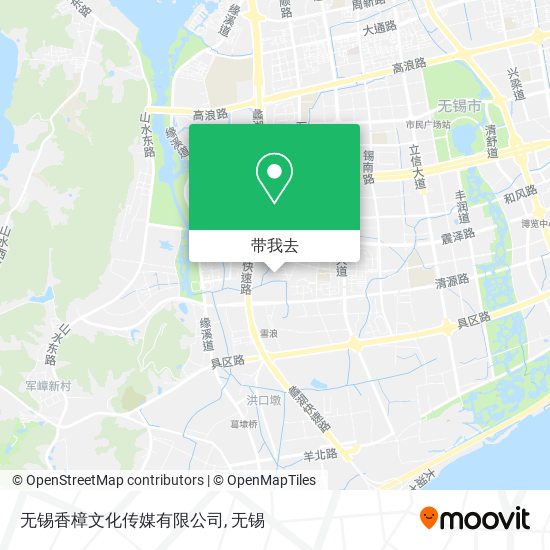 无锡香樟文化传媒有限公司地图