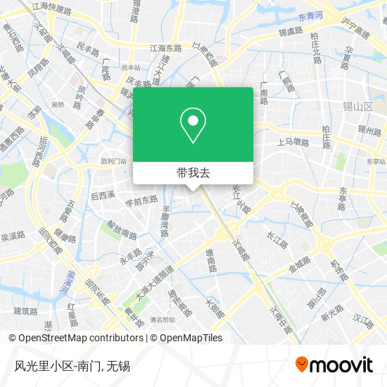 风光里小区-南门地图