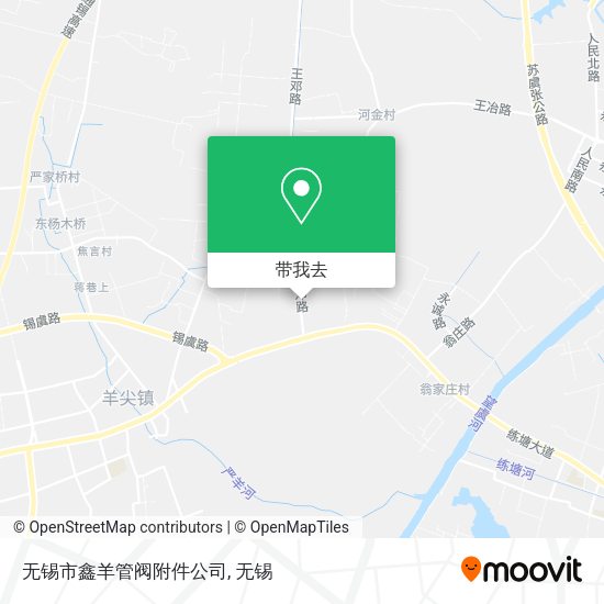 无锡市鑫羊管阀附件公司地图