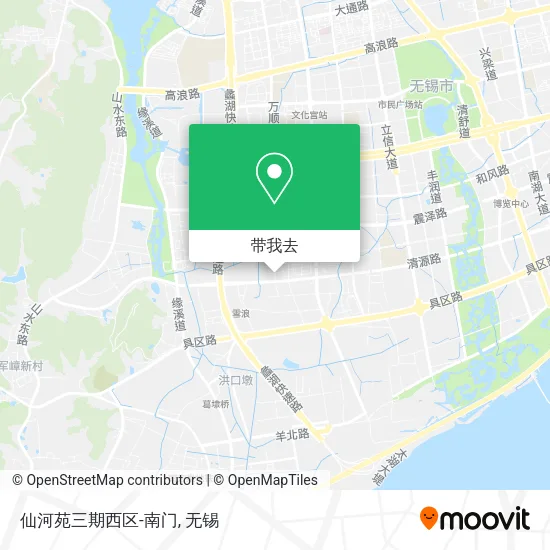 仙河苑三期西区-南门地图