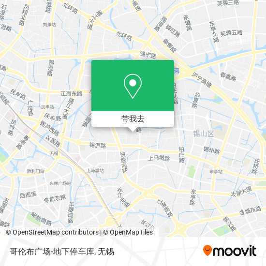 哥伦布广场-地下停车库地图