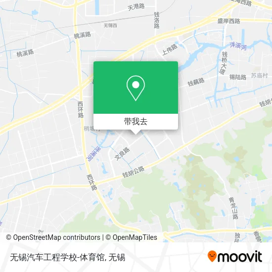 无锡汽车工程学校-体育馆地图