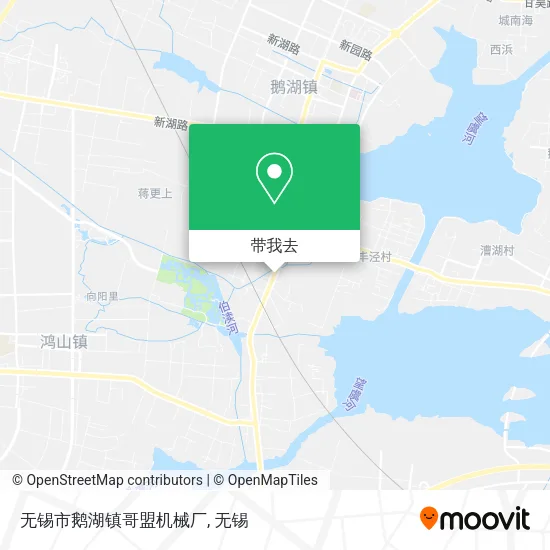 无锡市鹅湖镇哥盟机械厂地图