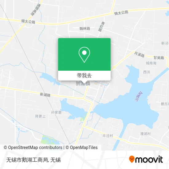 无锡市鹅湖工商局地图